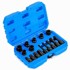 COSTWAY Set čeličnih nasadnih ključeva 16-dijelni 1/2" s kutijom, plavi